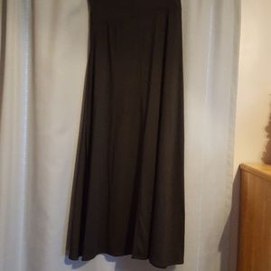 Black maxi skirt
